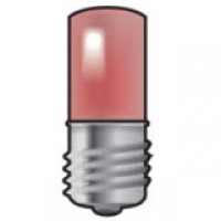 LED signálka E10 pre tlačidlové a signalizačné prístroje Niko 170-37003 červená