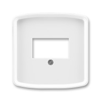 biela krytka komunikačnej zásuvky repro, USB, dátovej ABB Tango 5014A-A00040 B