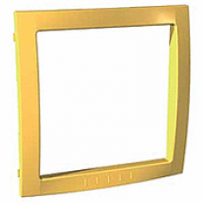 žltý vnútorný dekoračný rámik pre rámiky Schneider Unica colors MGU4.000.01